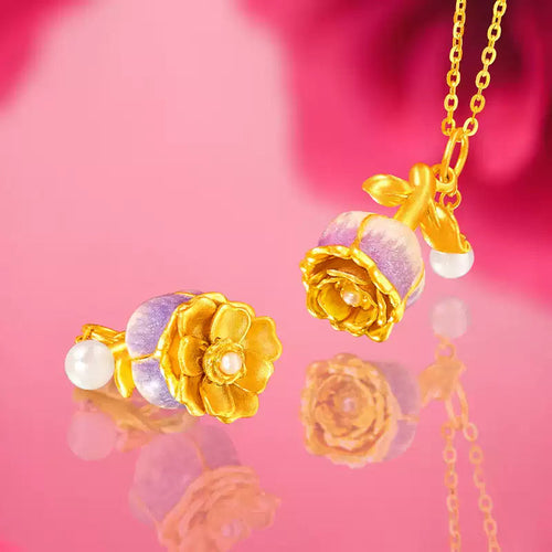 LOVILDS™Blooming Rose Necklace - Change Colors with your Mood!