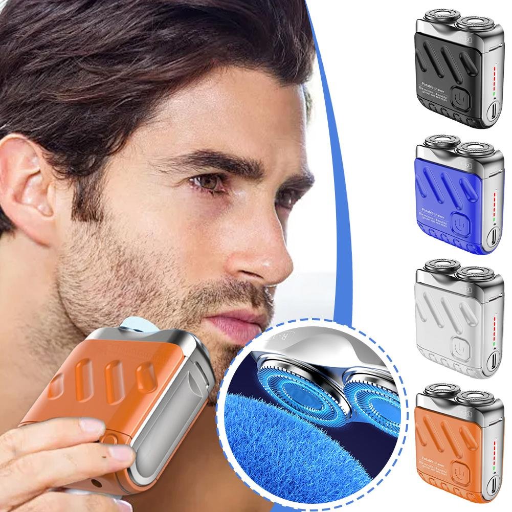 ⚡ 65% OFF Flash Sale!Double-Ring Portable Shaver – Perfect Gift for Every Guy