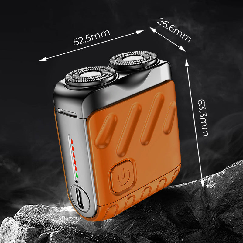 ⚡ 65% OFF Flash Sale!Double-Ring Portable Shaver – Perfect Gift for Every Guy