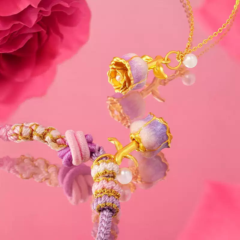LOVILDS™Blooming Rose Necklace - Change Colors with your Mood!