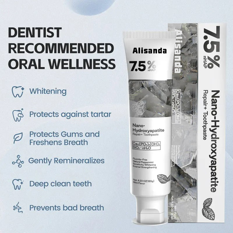 Last day buy one get one free🔥Alisanda 7.5% nHAP Nano-Hydroxyapatite Repair &Protect Toothpas